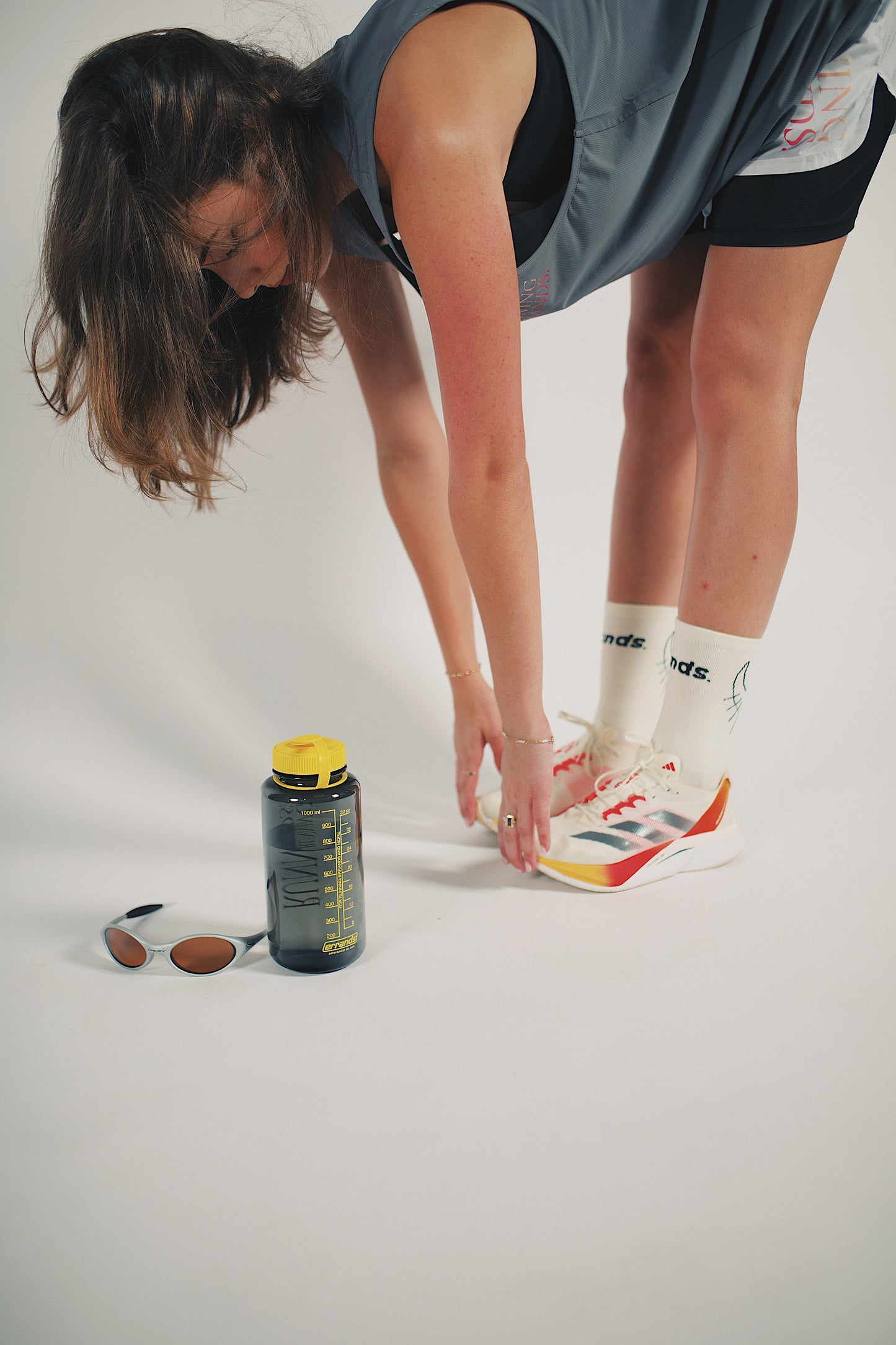 Running Errands Wide Mouth Water Bottle 1L