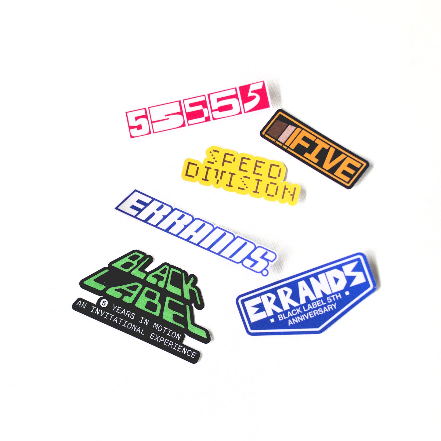 "Black Label Invitational" 5th Anniversary Errands Assorted Sticker Pack