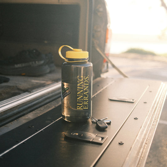 Running Errands Wide Mouth Water Bottle 1L