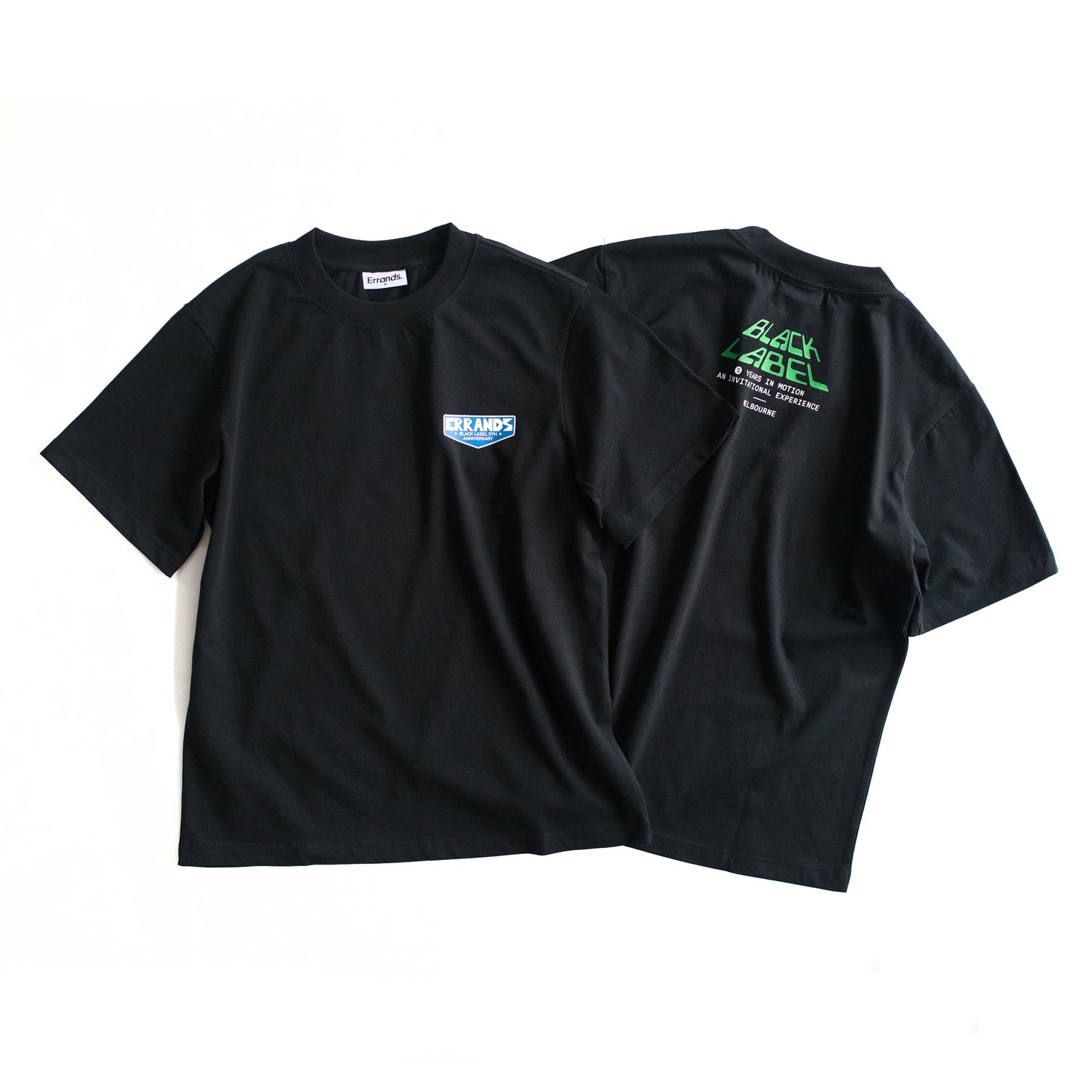 "Black Label Invitational" 5th Anniversary Errands Tee Black